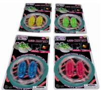 Opakowanie Przypinki do butów + sznurowadła Led