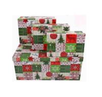Opakowanie Pudełko świąteczne kartonowe CBP10_06 mix 10szt