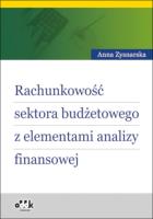 Okładka książki Rachunkowość sektora budżetowego z elementami analizy finansowej