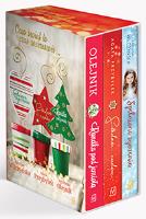 Randka pod jemiołą / Siedem cudów / Spełnione życzenia. Autor: Agata Przybyłek, Wilczyńska Karolina, Olejnik Agnieszka. SmakLiter.pl Okładka książki Randka pod jemiołą / Siedem cudów / Spełnione życzenia