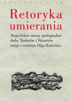 Opakowanie Retoryka umierania