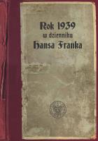 Okładka książki Rok 1939 w dzienniku Hansa Franka