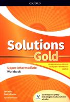 Solutions Gold Upper- Intermediate WB OXFORD. Autor: Tim Falla i Paul A. Davies. SmakLiter.pl Okładka książki Solutions Gold Upper- Intermediate WB OXFORD