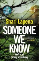 Someone We Know. Autor: Shari Lapena. SmakLiter.pl Okładka książki Someone We Know