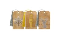 Opakowanie Tagi prezentowe z chwostami 6 sztuk