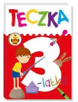 Teczka 3-latka. Autor: Ilona Brydak (ilustr.), Lekan Elżbieta. SmakLiter.pl Okładka książki Teczka 3-latka