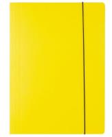 Opakowanie Teczka A4 kartonowa z gumką żółta 300g D.RECT