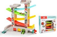 Top Bright Tor samochodowy 4 rampy z garażami i myjnią. Wydawca: Playme. SmakLiter.pl Opakowanie Top Bright Tor samochodowy 4 rampy z garażami i myjnią