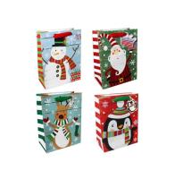 Opakowanie Torba prezentowa 26x32cm z brokatem mix