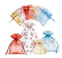 Opakowanie Torba z organzy z wytłoczeniem 10x14cm 12szt ARGUS