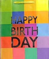 Opakowanie Torebka brokat L Happy Birthday 1322-2