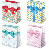 Opakowanie TOREBKI OZDOBNE T-2L SET 45 KOKARDY KROPKI 10 SZTUK