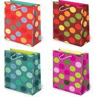 Opakowanie TOREBKI OZDOBNE T-2L SET 62 KROPKI DUŻE 10 SZTUK