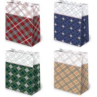 Opakowanie TOREBKI OZDOBNE T-4L SET 48 KRATKI SZKOCKIE 10 SZTUK