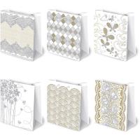 Opakowanie TOREBKI OZDOBNE T-8 AVANTGARDE SET 4 BIAŁE 10 SZTUK