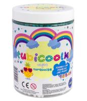 Opakowanie Tubicoolki biało - turkusowy 1L