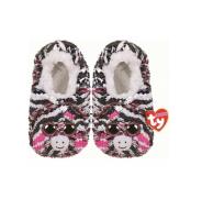 Opakowanie Ty Fashion cekinowe kapcie - Zebra rozm.S