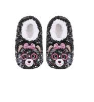 Opakowanie Ty Fashion Kiki - Cekinowe kapcie Kot rozmiar M