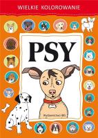 Wielkie kolorowanie. Psy. Autor: Opracowanie zbiorowe. SmakLiter.pl Okładka książki Wielkie kolorowanie. Psy
