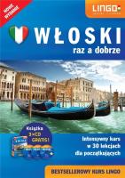 Włoski raz a dobrze Pakiet dla początkujących. Autor: Leoncewicz Aleksandra. SmakLiter.pl Okładka książki Włoski raz a dobrze Pakiet dla początkujących