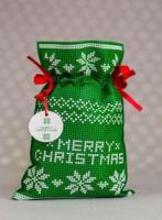 Opakowanie Worek Świąteczny klasyczny zielony 20x30cm (5szt)