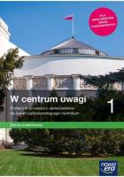 WOS LO 1 W centrum uwagi ZP w.2019 NE. Autor: Janicki Arkadiusz, Kięczkowska Justyna. SmakLiter.pl Okładka książki WOS LO 1 W centrum uwagi ZP w.2019 NE