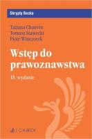 Okładka książki Wstęp do prawoznawstwa