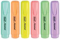 Zakreślacz Mistral Pastel 6 kolorów TOMA. Wydawca: TOMA. SmakLiter.pl Opakowanie Zakreślacz Mistral Pastel 6 kolorów TOMA