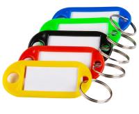 Opakowanie Zawieszka do kluczy biała 10 sztuk D.RECT