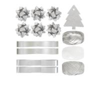 Opakowanie Zestaw do pakowania prezentów srebrny