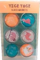 Opakowanie Zestaw magnesów 6 sztuk Tick Tock ROZETTE