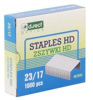 Opakowanie Zszywki 23/17 1000 sztuk D.RECT