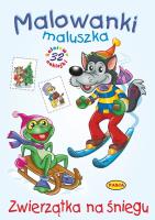 ZWIERZĄTKA NA ŚNIEGU MALOWANKI MALUSZKA. Autor: Ernest Błędowski. SmakLiter.pl Okładka książki ZWIERZĄTKA NA ŚNIEGU MALOWANKI MALUSZKA