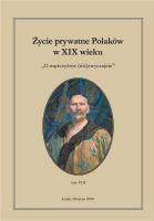Życie prywatne Polaków w XIX wieku T.8. Autor: Jarosław Kita (red.), Maria Korybut-Marciniak. SmakLiter.pl Okładka książki Życie prywatne Polaków w XIX wieku T.8