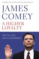 A Higher Loyalty. Autor: James Comey. SmakLiter.pl Okładka książki A Higher Loyalty