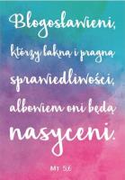 Opakowanie A Kartka składana - Błogosławieni którzy łakną...