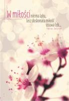 Opakowanie A Kartka składana - W miłości nie ma lęku