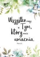 Opakowanie A Kartka składana - Wszystko mogę w tym