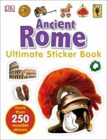 Ancient Rome Ultimate Sticker Book. Wydawca: DK. SmakLiter.pl Opakowanie Ancient Rome Ultimate Sticker Book