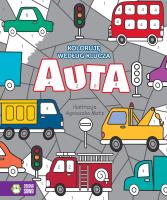AUTA KOLORUJĘ WEDŁUG KLUCZA. Autor: Opracowanie zbiorowe. SmakLiter.pl Okładka książki AUTA KOLORUJĘ WEDŁUG KLUCZA
