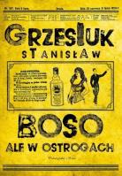 Boso, ale w ostrogach DL. Autor: Grzesiuk Stanisław. SmakLiter.pl Okładka książki Boso, ale w ostrogach DL