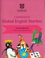 Cambridge Global English Starters Activity Boo. Autor: Harper Kathryn, Gabrielle Pritchard. SmakLiter.pl Okładka książki Cambridge Global English Starters Activity Boo