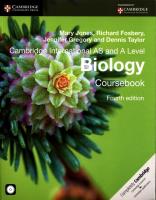 Cambridge International AS & A Level Biology C. Autor: Jones Mary, Fosbery Richard. SmakLiter.pl Okładka książki Cambridge International AS & A Level Biology C