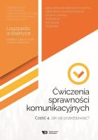Okładka książki Ćwiczenia sprawności komunikacyjnych cz.4