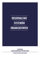 Okładka książki Doskonalenie systemów organizacyjnych