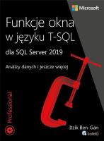 Okładka książki Funkcje okna w języku T-SQL dla SQL Server 2019.