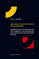 Geschichte des deutschen fr jedermann..... Autor: Piotr A.Owsiński. SmakLiter.pl Okładka książki Geschichte des deutschen fr jedermann....
