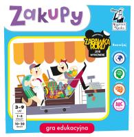 Gra edukacyjna - Zakupy. Autor: Opracowanie zbiorowe. SmakLiter.pl Okładka książki Gra edukacyjna - Zakupy