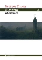 Historia ateizmu. Autor: Minois Georges. SmakLiter.pl Okładka książki Historia ateizmu