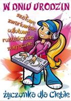 Opakowanie Karnet Young B6 + koperta wzór nr 022 Urodziny